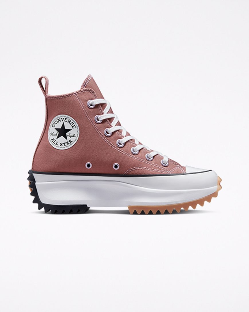 Pantofi Platforma Barbati Converse Run Star Hike Seasonal Color Inalti Roz Negrii Albi | RO ZRKS0248